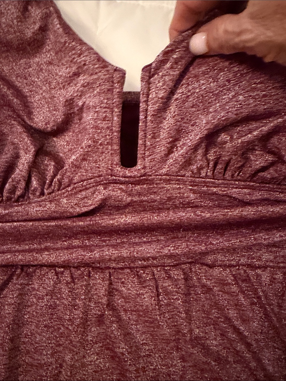 Lands End Heathered Plum Swim Dress 
Size 18W NWT - Picture 3 of 5